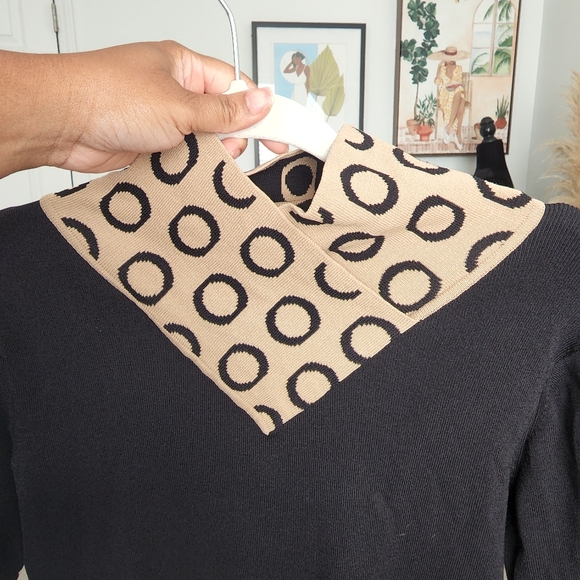 Geometric Retro Sweater - Picture 2 of 5